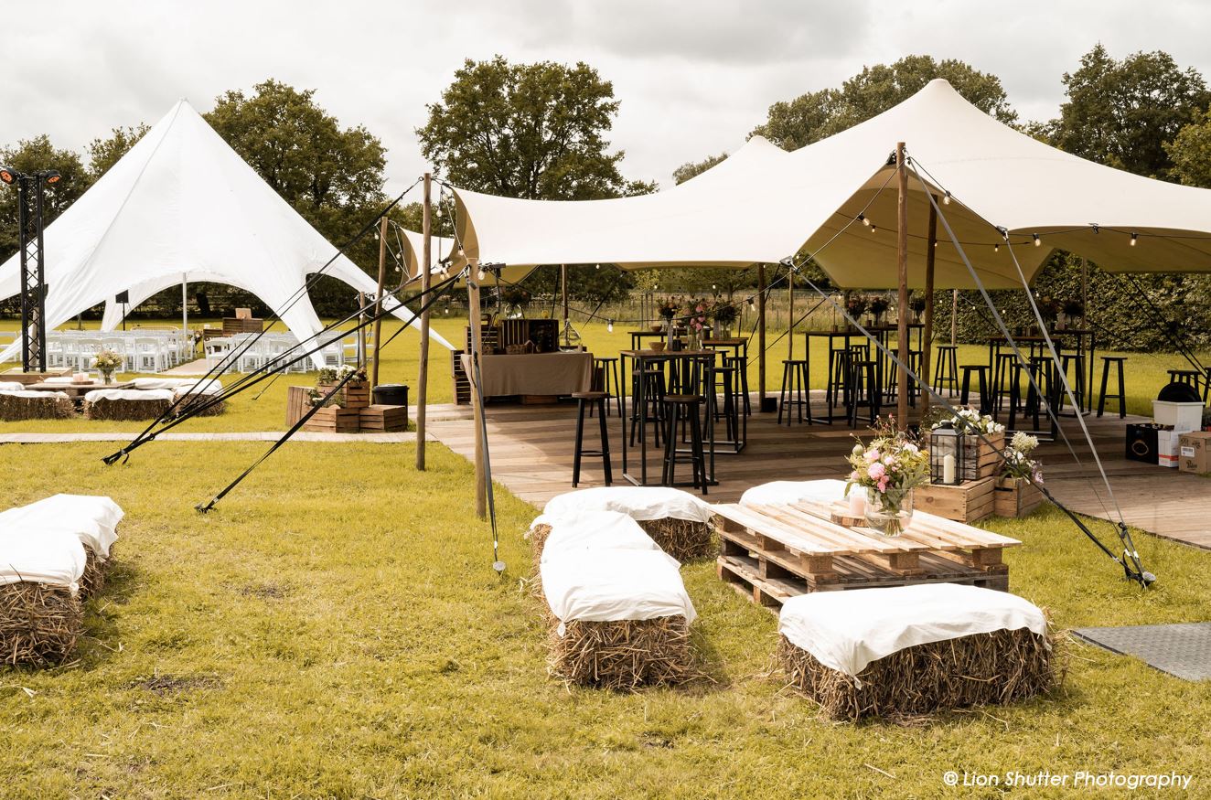 Stretchtent - 10x10m - Afbeelding 3